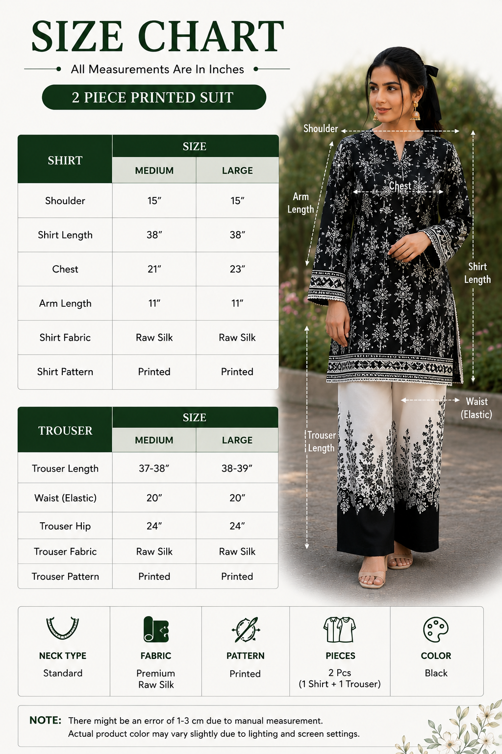 Pink Aari Embroidered Shirt 2Pcs Set - Image 6