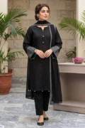 1 Pc Women's Stitched Lawn Plain Shirt