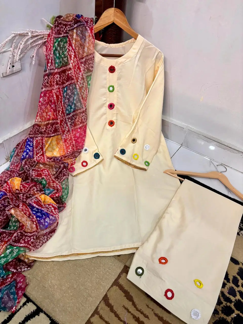 Malai Lawn 3 Piece Dress for Women - Image 3
