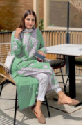 Casual Embroidered Shirt for Women Men Plain Design