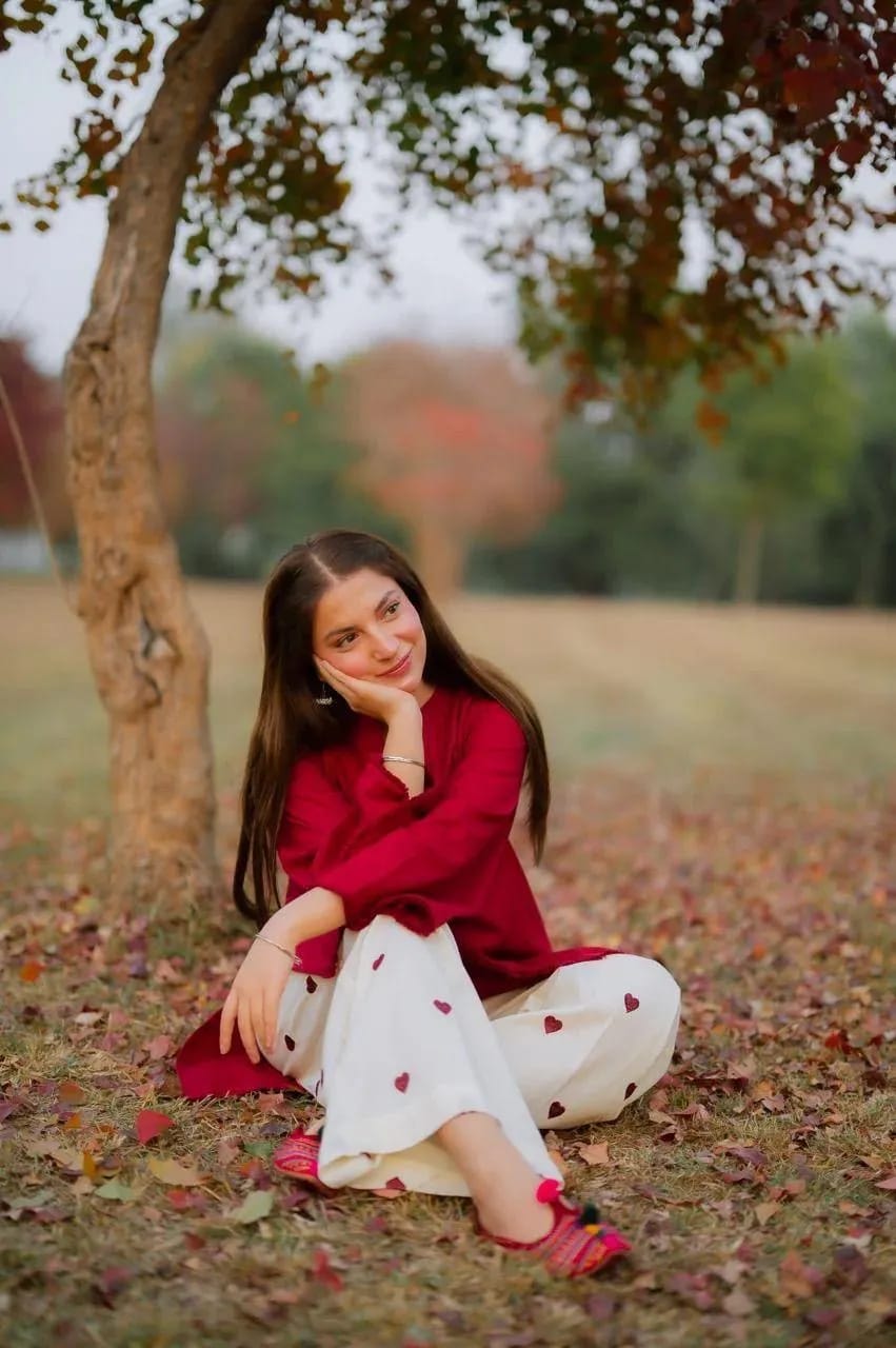 Maroon Linen 2 Piece Suit for Women - Image 3