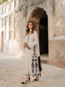 3 Piece Embroidered Suit for Women | Stitched Suit Pakistan